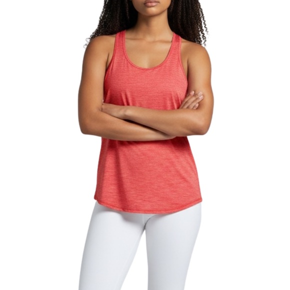 LULULEMON Rare Slit Yogi Racer Back III Coral Halter Tank + Small Reusable Bag - Picture 16 of 16